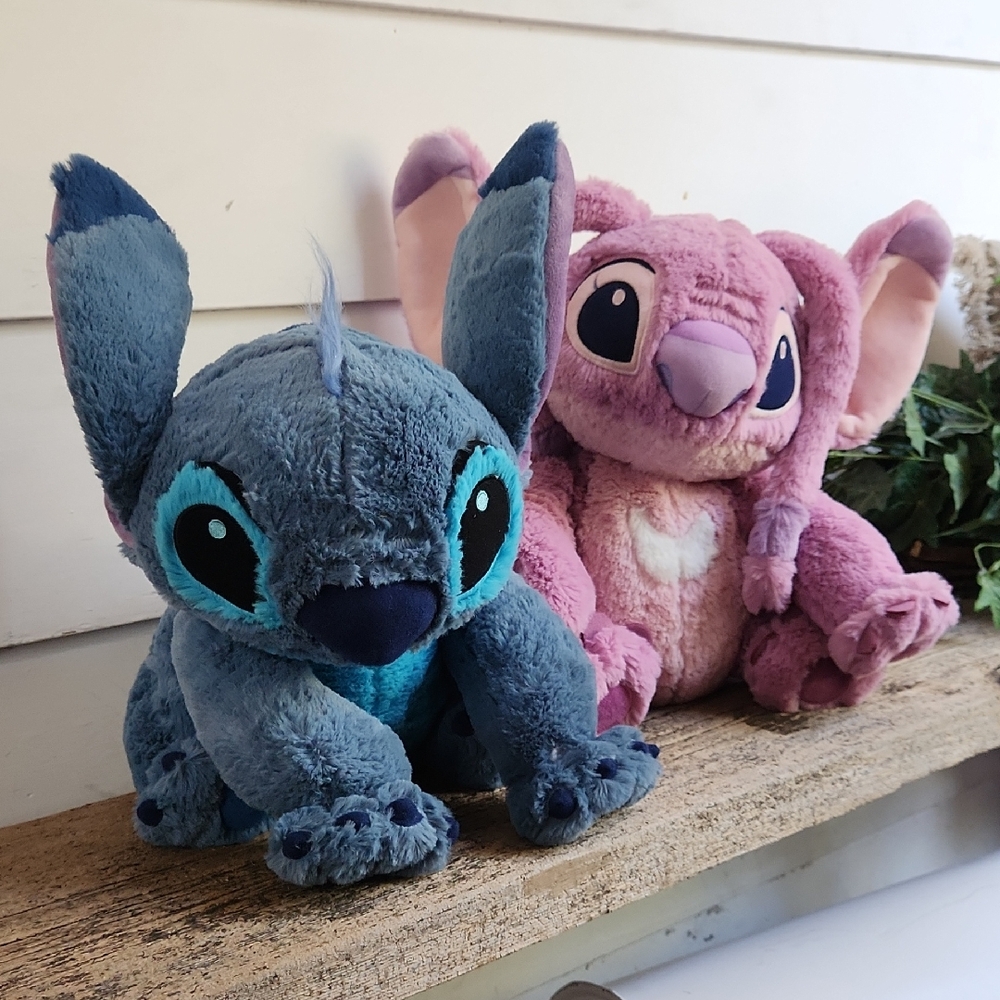 Disney Blue and Gray Plush Toy